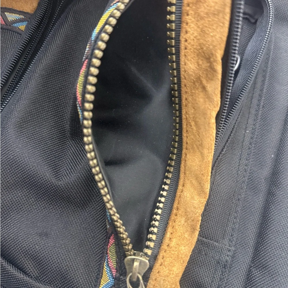Eastsport Backpack Bag Southwestern Faux Suede Outer‎ Pockets Adjustable